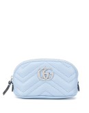 Marmont leather logo plaque purse