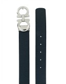 reversible Gancini-buckle belt