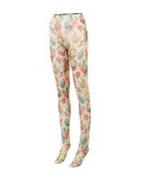floral print tights
