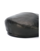 leather beret