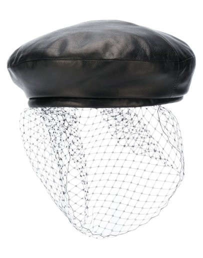 leather beret