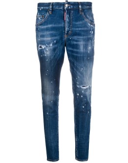 distressed skinny jeans