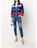 distressed skinny jeans