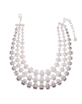 faceted bead necklace