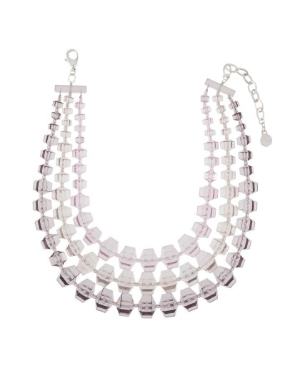 faceted bead necklace