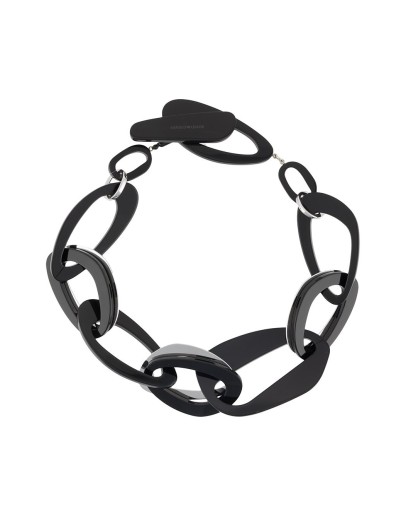 oversized hoop necklace