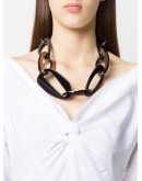 oversized hoop necklace