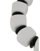 oversized acrylic bead necklace
