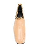 chain-trim loafers