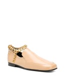 chain-trim loafers