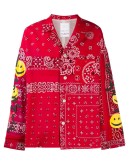 paisley-print long-sleeved shirt 