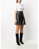 high-waist matte shorts