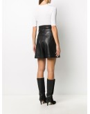 high-waist matte shorts