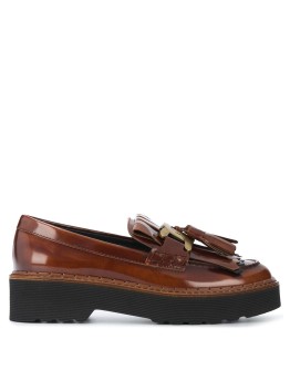 tassel platform loafers