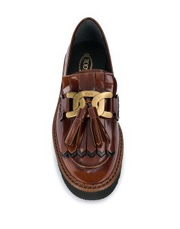 tassel platform loafers