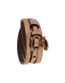 wrap-around leather bracelet