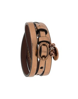 wrap-around leather bracelet