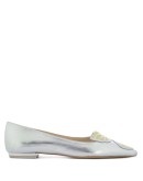 Faw metallic ballerinas