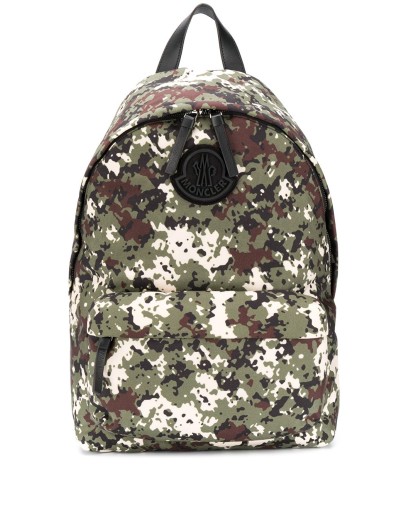 camouflage print backpack