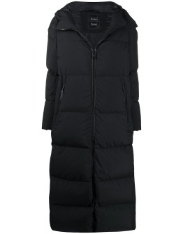 long Laminar padded coat