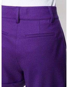 flared tailored shorts