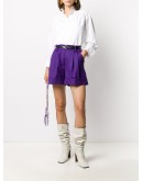 flared tailored shorts