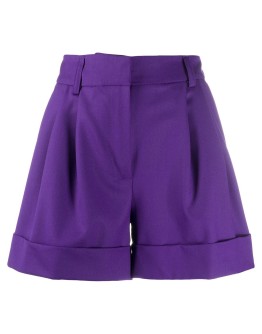 flared tailored shorts