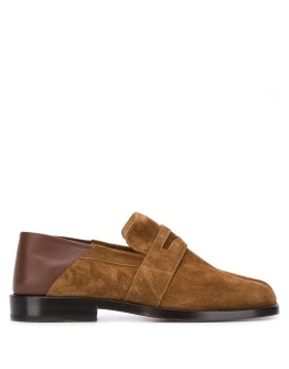 Tabi suede loafers