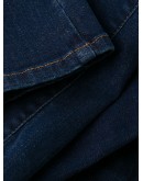 low-rise flared jeans