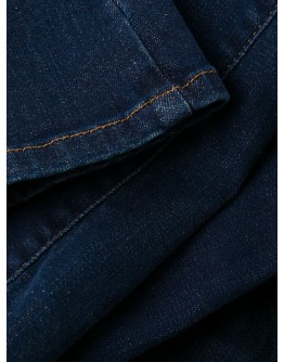 low-rise flared jeans
