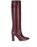 knee-high high heel boots