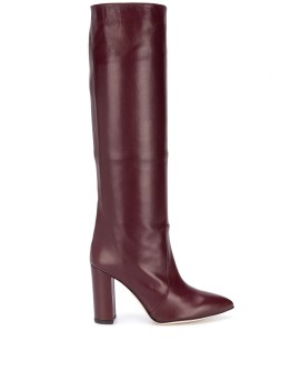 knee-high high heel boots