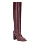 knee-high high heel boots