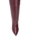 knee-high high heel boots