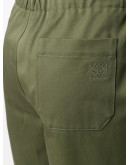 straight-leg cotton trousers