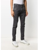 zipped pocket skinny jeans