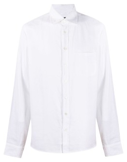 long sleeved patch-pocket shirt 
