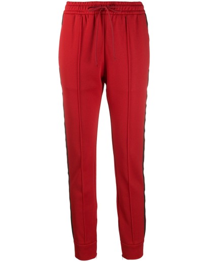 slim-fit drawstring track pants