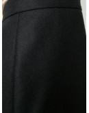 pleated A-line skirt
