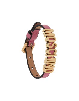 adjustable logo plaque bracelet