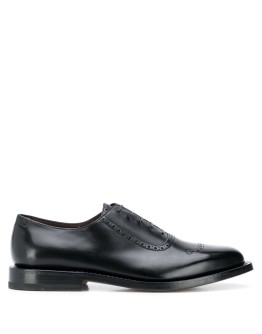 almond-toe Derby brogues