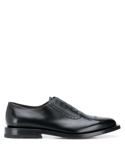 almond-toe Derby brogues
