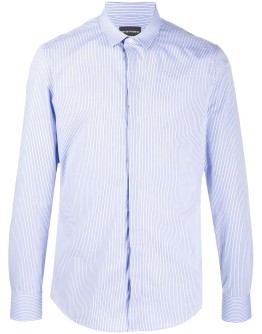 striped long-sleeved shirt