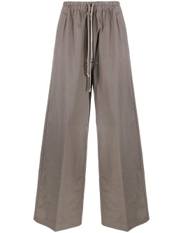 wide-leg drawstring trousers