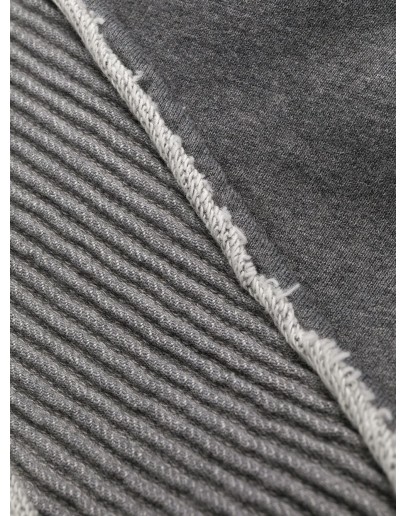 ribbed panel track pants