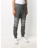 ribbed panel track pants