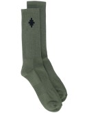 Cross mid-high socks