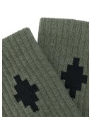 Cross mid-high socks