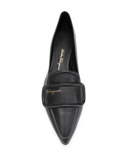 pointed leather loafers 