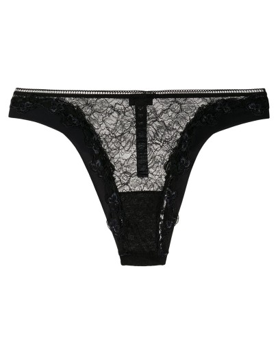 lace-detail thong